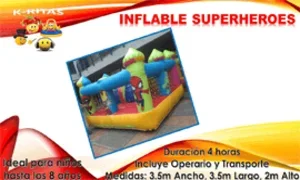 inflable Super Heroes